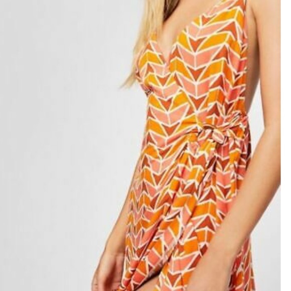 Free people xs siren maxi wrap dress printed - Picture 2 of 4